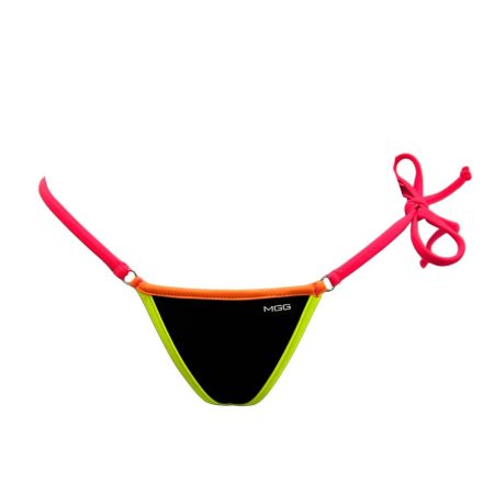 neon lights single tie side bottom