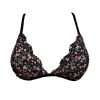 Pink flowers Lace Bralette