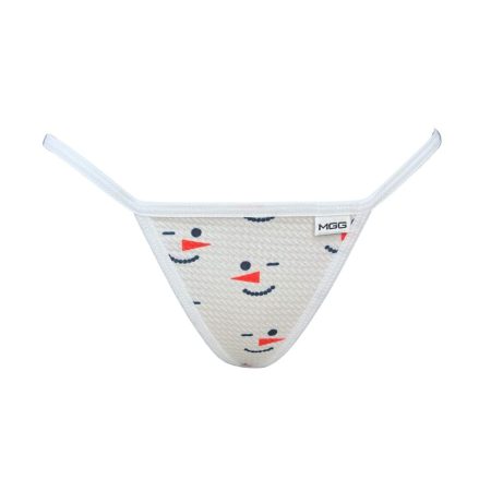 low rise snowmen g-string