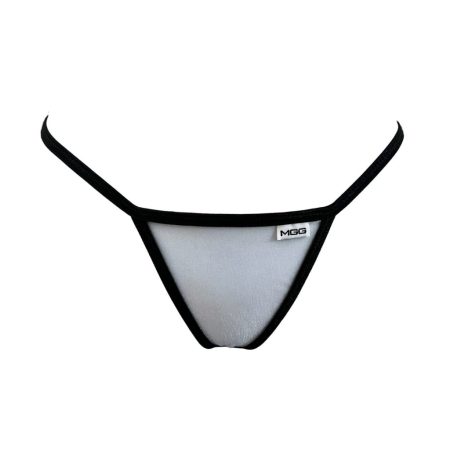 tuxedo sheer low rise g-string