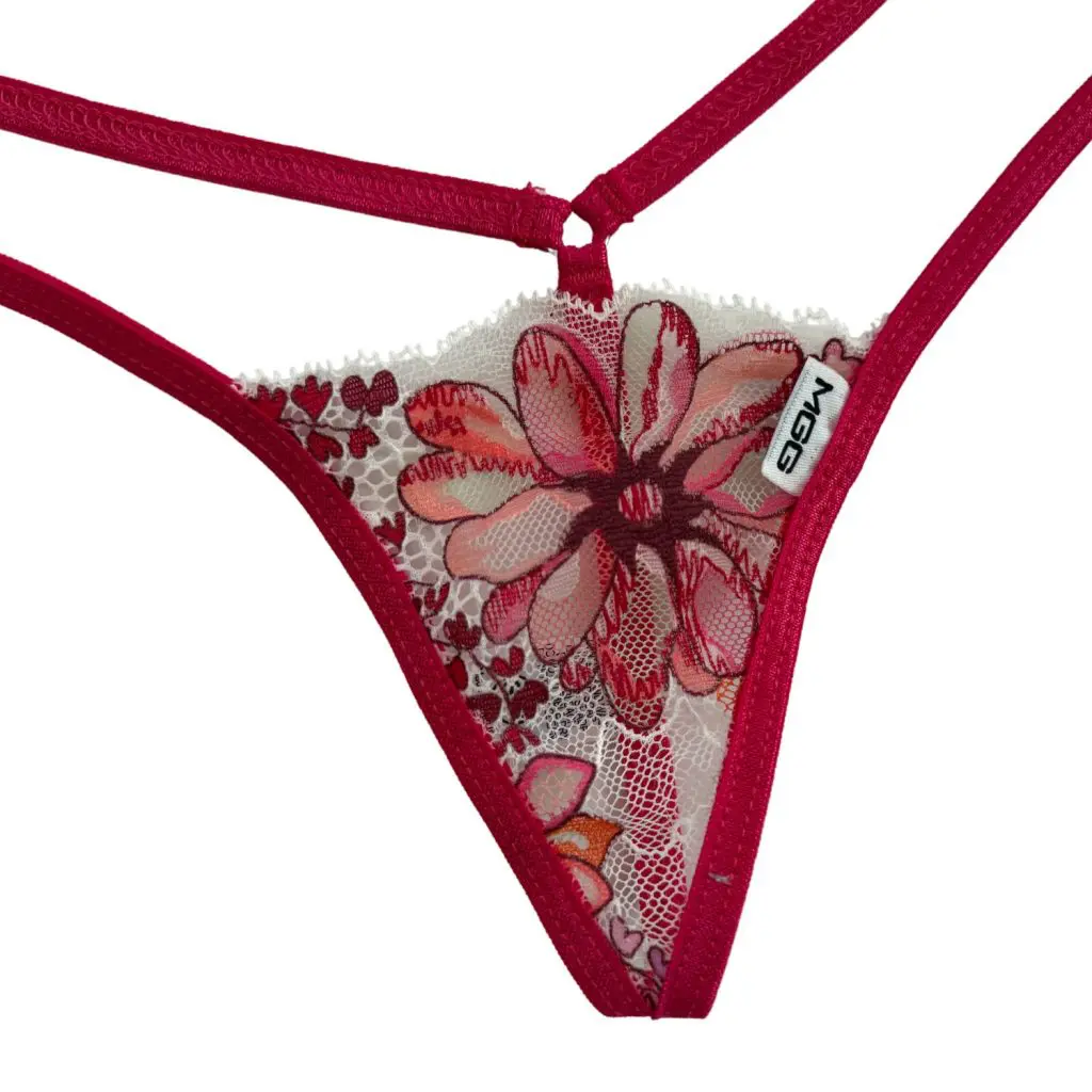 Peony Lace - Lace G-String Lingerie - Image 2