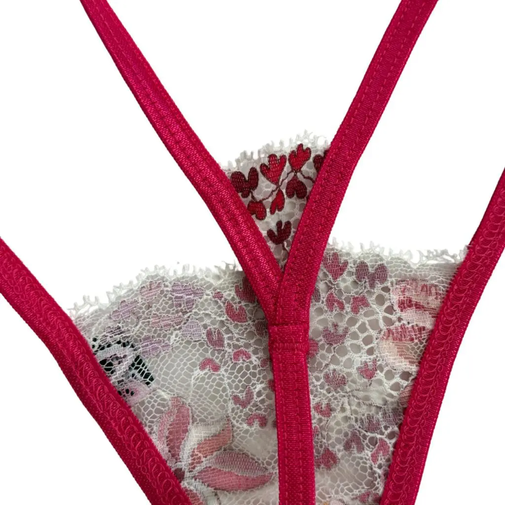 Peony Lace - Lace Thong Underwear - Image 3