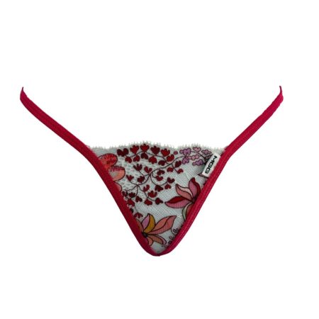 Peony Flower Lace Thong