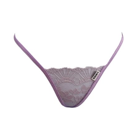 lilac lace g-string