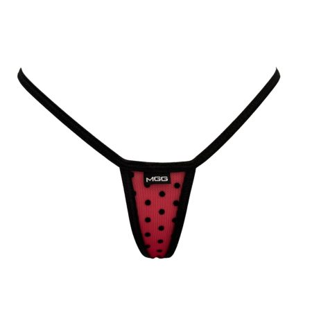 red polka dots extreme g-string