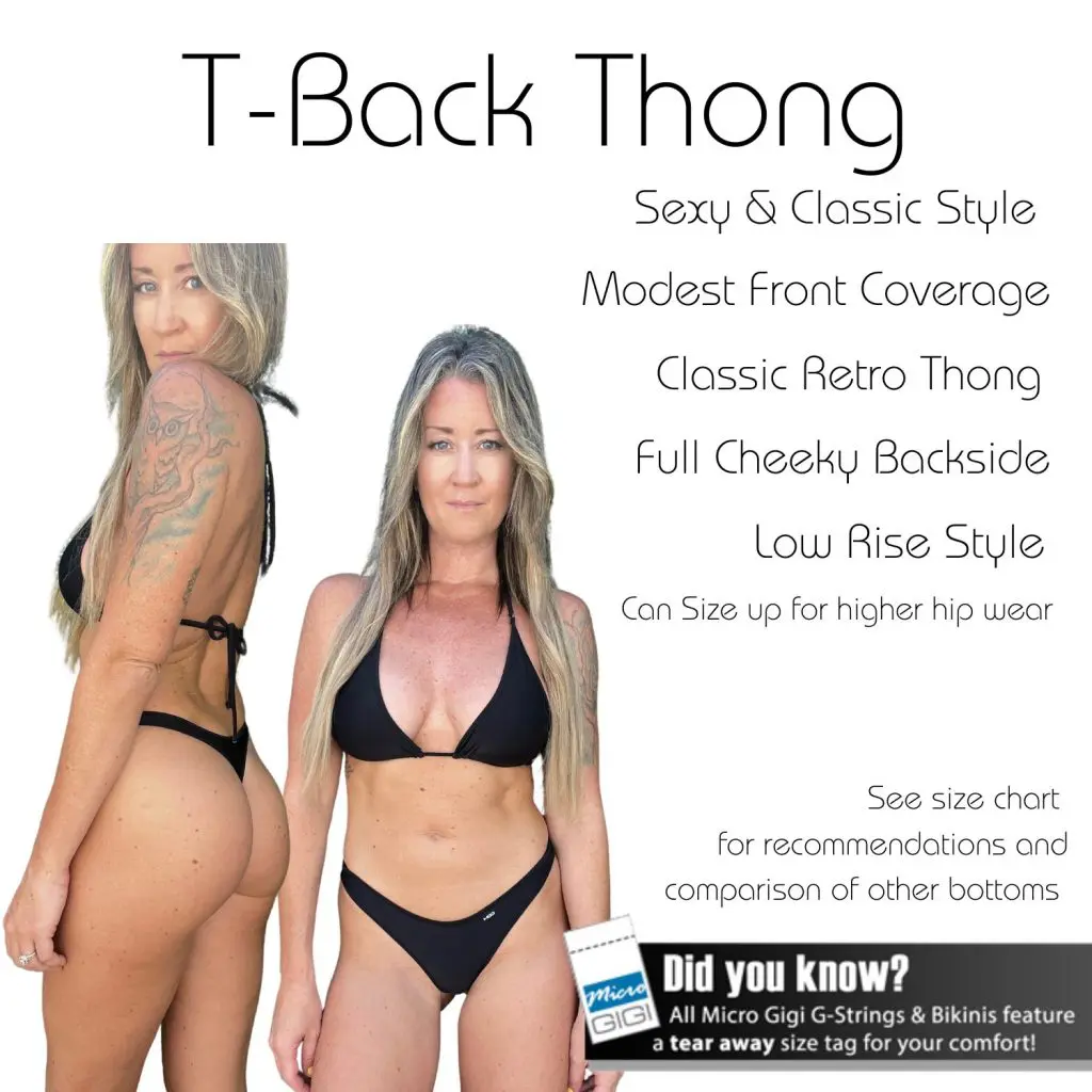 Dottie - Classic T- Back Bikini Bottom - Image 3