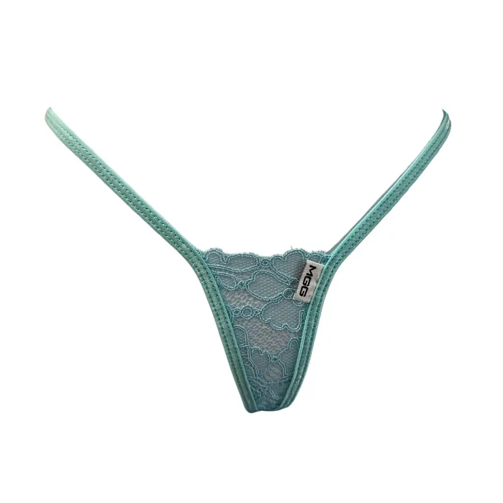 Aqua ultra lace g-string