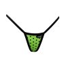 neon polka dot mini g-string