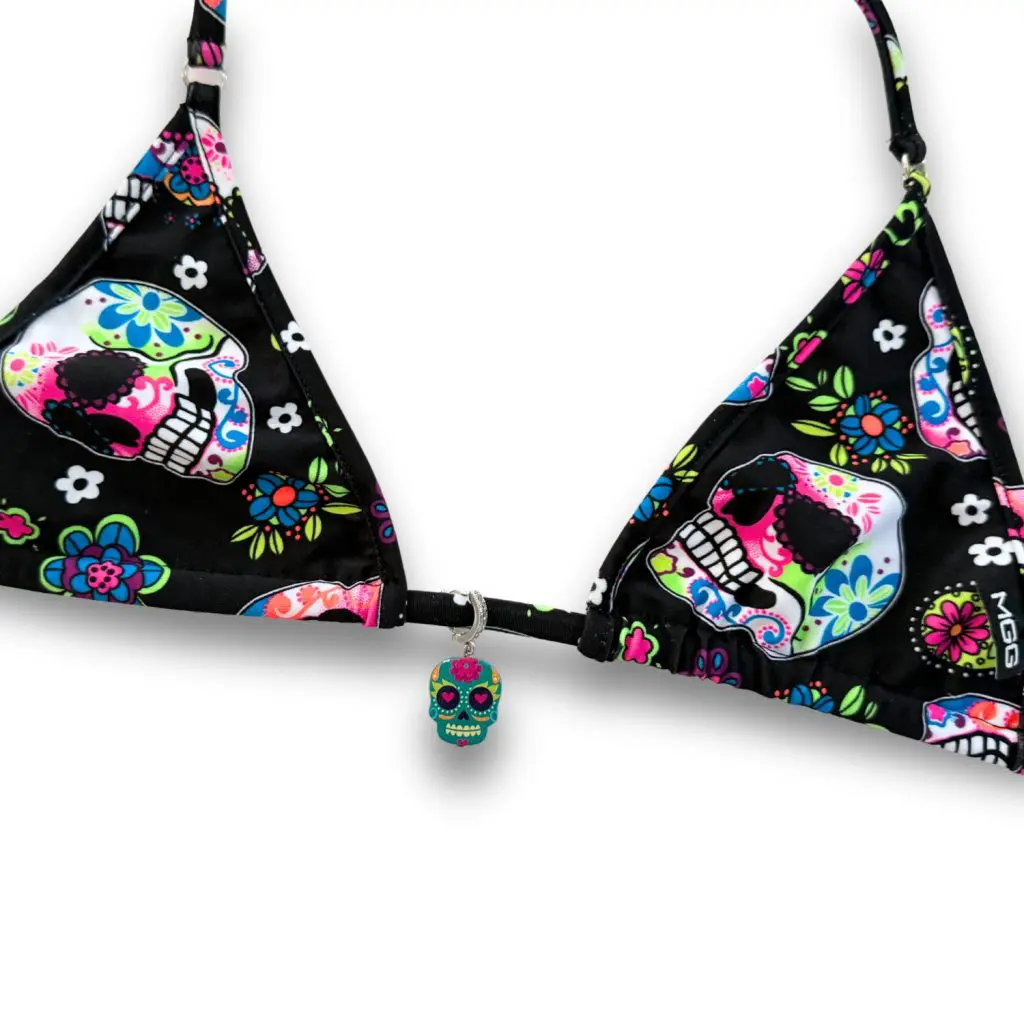 Sugar Skull Bikini Top Charm - Image 4