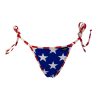 brazilian tie sides stars & stripes bikini bottom
