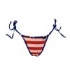 brazilian tie sides stripes n stars bikini bottom