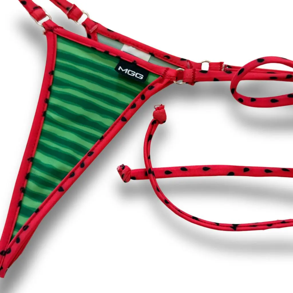 Watermelon - Tie Sides Bikini Bottom - Image 4