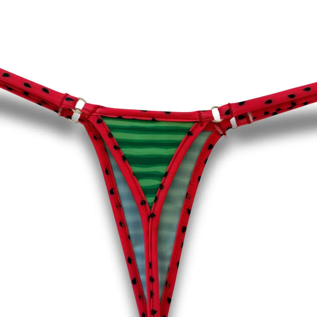 Watermelon - Tie Sides Bikini Bottom - Image 3