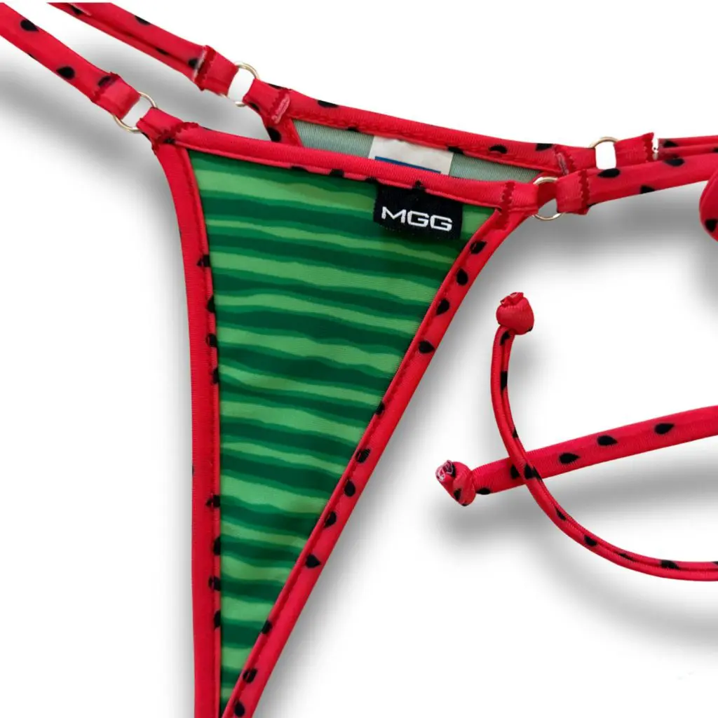 Watermelon - Tie Sides Bikini Bottom - Image 2