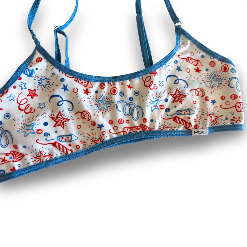 4th of July Fireworks - Leisure Bralette - Image 2