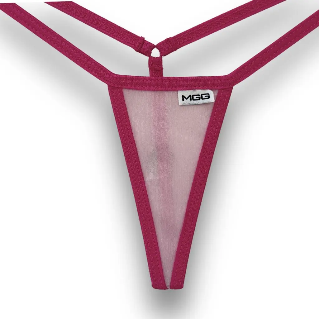 Light Pink - Sparkle Sheer - Mini G-String Underwear - Image 3