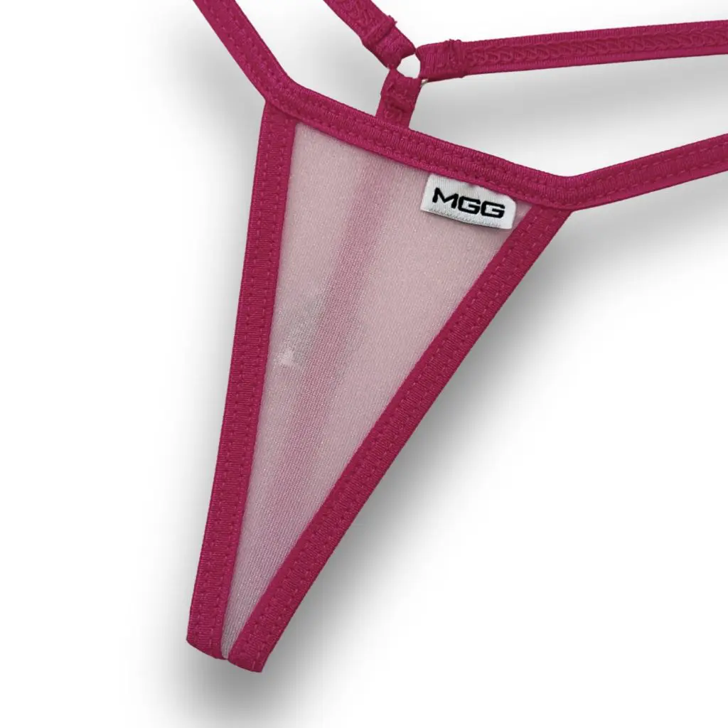 Light Pink - Sparkle Sheer - Mini G-String Underwear - Image 2
