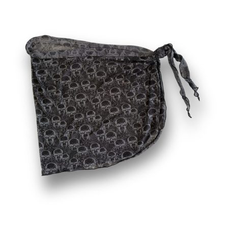 Alternative view of Skulls Sheer Sarong Coverup