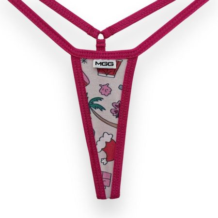 Alternative view of Coastal Christmas - Cotton - Extreme G-String