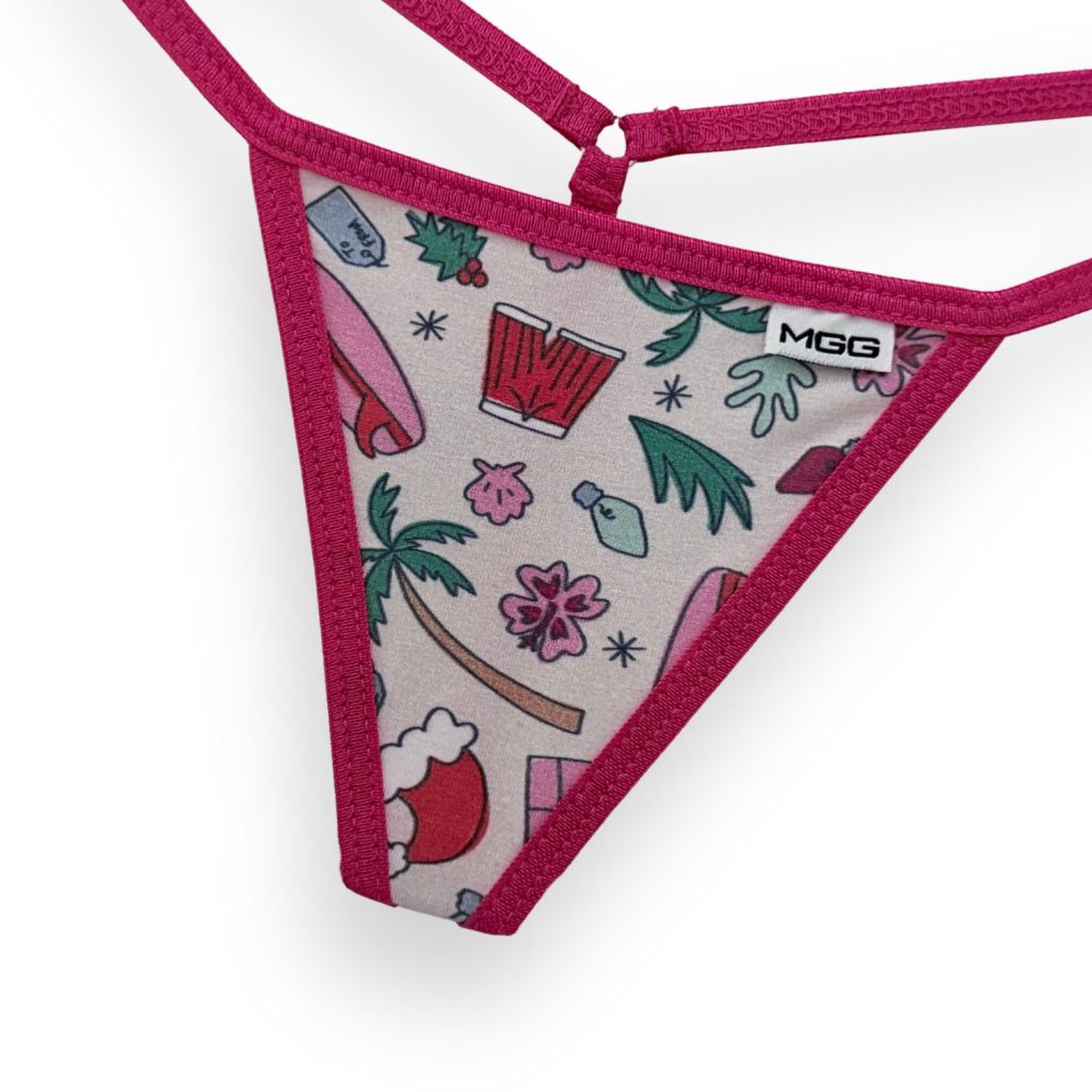 Coastal Christmas - Cotton - Low Rise G-String - Image 3