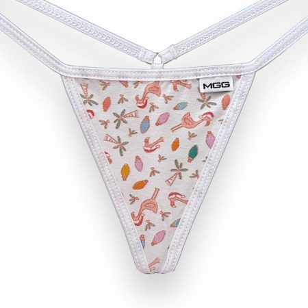 Alternative view of Flamingo Christmas - Cotton - Low Rise G-String