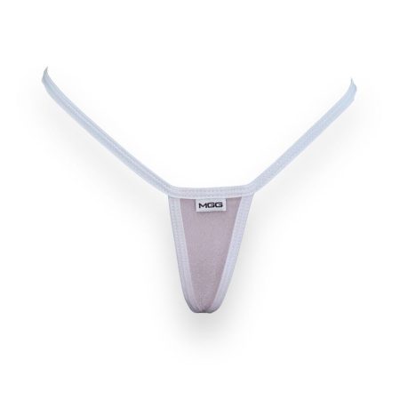 light pink sparkle sheer white Extreme G-String
