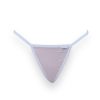light pink sparkle sheer white Low Rise G-String