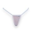 light pink sparkle sheer white Mini G-String